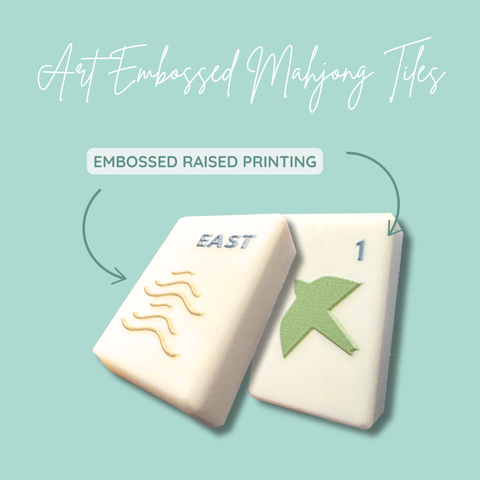 EMBOSSED - Modern + Bright American Mahjong Tile Set (PRE-ORDER  -  EST. Jan/Feb Delivery)