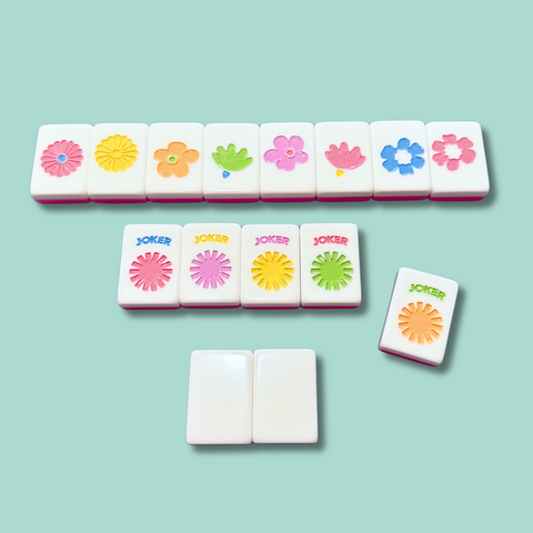 HEIRLOOM ENGRAVED - Modern + Bright American Mahjong Tile Set  - IN STOCK