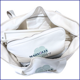 Cotton Canvas Mahjong Tote Bag